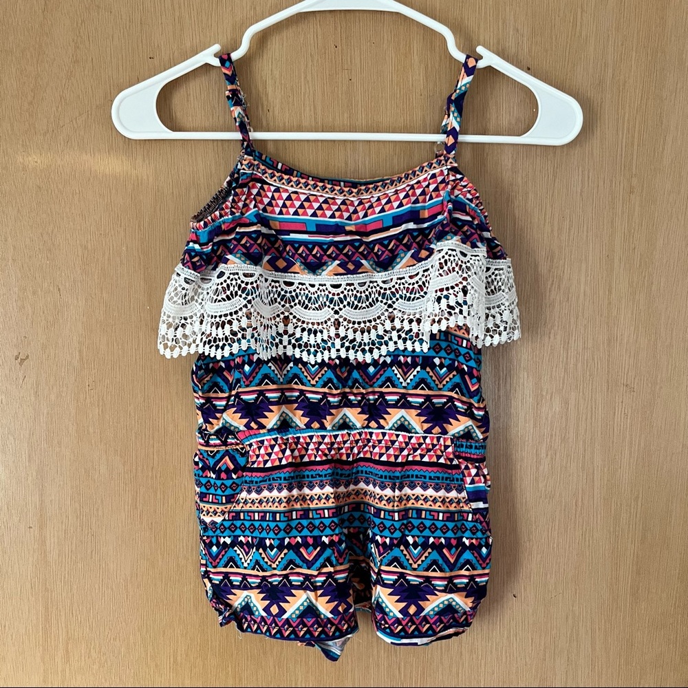 Boho Tribal Print Romper